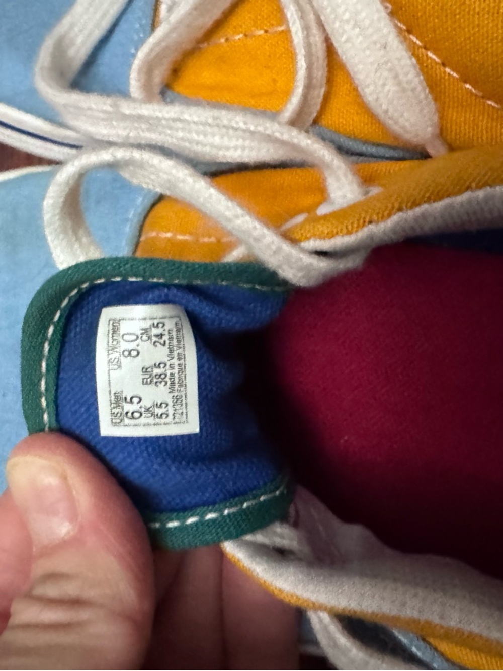 Colorblock Vans - Picture 4 of 5